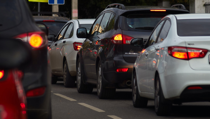 trafic qui créer de la pollution